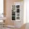 Image Шкаф-зеркало для украшений Songmics JBC93W White/Black