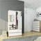 Image Шкаф Akord S90 2D2SZ 2 Lustro Sonoma Oak/White