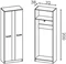 Image Шкаф Modern Karolina 70cm Craft Oak White/Slate Gray