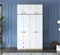 Image Шкаф Mirage Meble BA121 S 8D2S Walnut/White