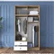 Image Шкаф Mirage Meble BA121 S 8D2S Walnut/White