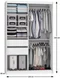 Image Dulap cu uși glisante Belini Premium ME SZP6/1/B/B/0/KLP Black