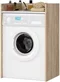 Image Стойка для стиральной машины Akord Fin 98см Sonoma Oak/White