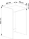 Image Стойка для стиральной машины Akord Fin 98см Graphite Grey