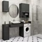 Image Стойка для стиральной машины Akord Fin 98см Graphite Grey