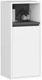 Image Комплект мебели для ванной Akord Vami с отверстиями White/Graphite Grey