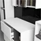 Image Комплект мебели для ванной Akord Vami с отверстиями White/Graphite Grey