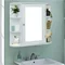 Image Шкаф с зеркалом Costway JV10446WH White