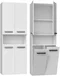 Image Шкаф TopEshop Nel DK 2K White Matt