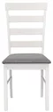 Image Комплект для кухни Evelin Raffles Oval White + 4 стула GLORIA White/NV-10WP Grey