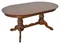 Image Set pentru bucătărie Evelin HV-33V Burnish oak + 6 scaune GLORIA Burnish oak/Ekea12 Dark Brown