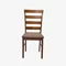 Image Комплект для кухни Evelin HV-24V Burnish oak + 6 стульев GLORIA Burnish oak/Ekea12 Dark Brown