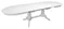 Image Set pentru bucătărie Evelin HV-33V White + 6 scaune Gloria White/NV-10WP Grey