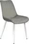 Image Set pentru bucătărie Evelin Raffles Oval White + 6 scaune YTC 055WH BLU13 Light grey