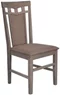 Image Комплект для кухни Evelin Raffles Oval Antique Grey + 4 стула Deepa R Antique Grey/Ekea12 Dark Brown