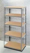 Image Стеллаж SDGroup Strategic 180x75x35см, Galvanized Inox