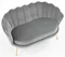 Image Canapea Halmar Amorinito XL, Gray/Gold