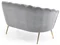 Image Canapea Halmar Amorinito XL, Gray/Gold