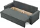 Image Диван Magnifico Meble Neo Straight 3 Bonell Kronos 34, Dark Grey