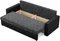 Image Диван Magnifico Meble Luna 3 Lawa 17/Real 11, Dark Grey/Black