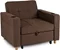 Image Кресло Mebel Elite Solor, Brown/Natural Oak