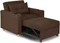 Image Кресло Mebel Elite Solor, Brown/Natural Oak