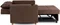 Image Кресло Mebel Elite Solor, Brown/Natural Oak
