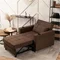 Image Кресло Mebel Elite Solor, Brown/Natural Oak