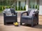 Image Комплект садовой мебели Heniver Novara 1+1+T Anthracite