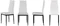 Image Комплект стульев для кухни Modern Home DC855-4, White