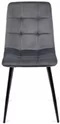 Image Scaun pentru bucătărie Mebel Elite Peru, Grey/Black
