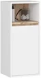 Image Комплект мебели для ванной Akord Vami с отверстиями, White/Sonoma Oak
