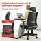 Image Scaun ergonomic de birou LumiVida LV-CH05-37 Black