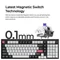Image Tastatură Keychron Q5 HE QMK Shell White