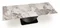 Image Стол для кухни HALMAR FERNANDO White Marble/Black
