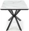 Image Стол для кухни HALMAR DIESEL White Marble/Black