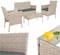 Image Set de mobilier de grădină Gardlov 26909 Beige/Grey