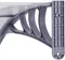 Image Маркиза Springos Polyroof HA7477 Transparent/Grey