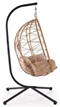 Image Кресло-кокон Halmar Snake Natural/Beige