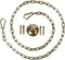 Image Fotoliu suspendat Tempo Kondela Bubble New Tip 1 106 Transparent/Golden/Pink