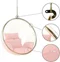 Image Fotoliu suspendat Tempo Kondela Bubble New Tip 1 106 Transparent/Golden/Pink