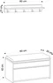 Image Antreu Mirage Meble Boby Oak/Black