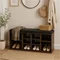 Image Banchetă pentru încălțăminte Mebel Elite Axel Rustic Oak/Black