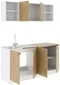 Image Кухня Haaus Sena 1.6м (Artisan Oak/White)