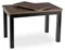 Image Стол раскладной Mebel Elite Skubi 120/160 (Walnut/Black)