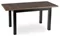 Image Стол раскладной Mebel Elite Skubi 120/160 (Walnut/Black)