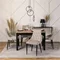 Image Стол раскладной Mebel Elite Skubi (Craft Oak Golden/Black)