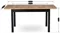 Image Стол раскладной Mebel Elite Skubi (Craft Oak Golden/Black)