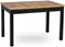 Image Стол раскладной Mebel Elite Skubi (Craft Oak Golden/Black)