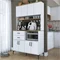 Image Буфет Mirage Meble JE208 (White/Walnut)